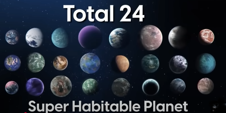 24 Super Habitable Exoplanets